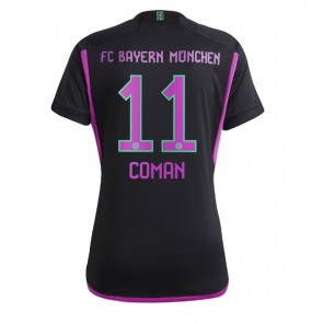 Bayern Munich Kingsley Coman #11 Replica Away Stadium Shirt for Women 2023-24 Short Sleeve